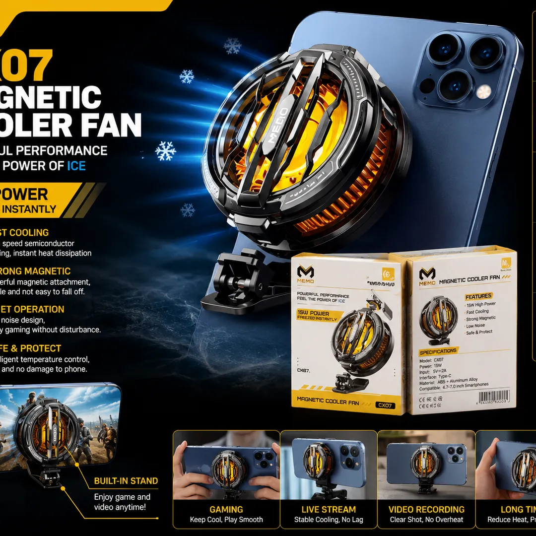 Memo CX07 Magnetic Phone Cooler Fan Memo CX07 Magnetic Phone Cooler Fan